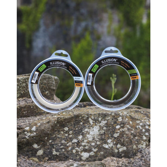 Fox Illusion Fluorocarbon Leader Naturals Green