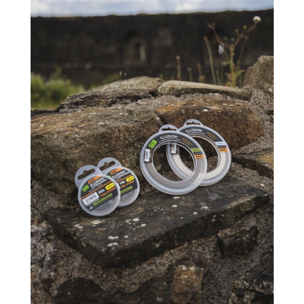 Fox Illusion Fluorocarbon Leader Naturals Green
