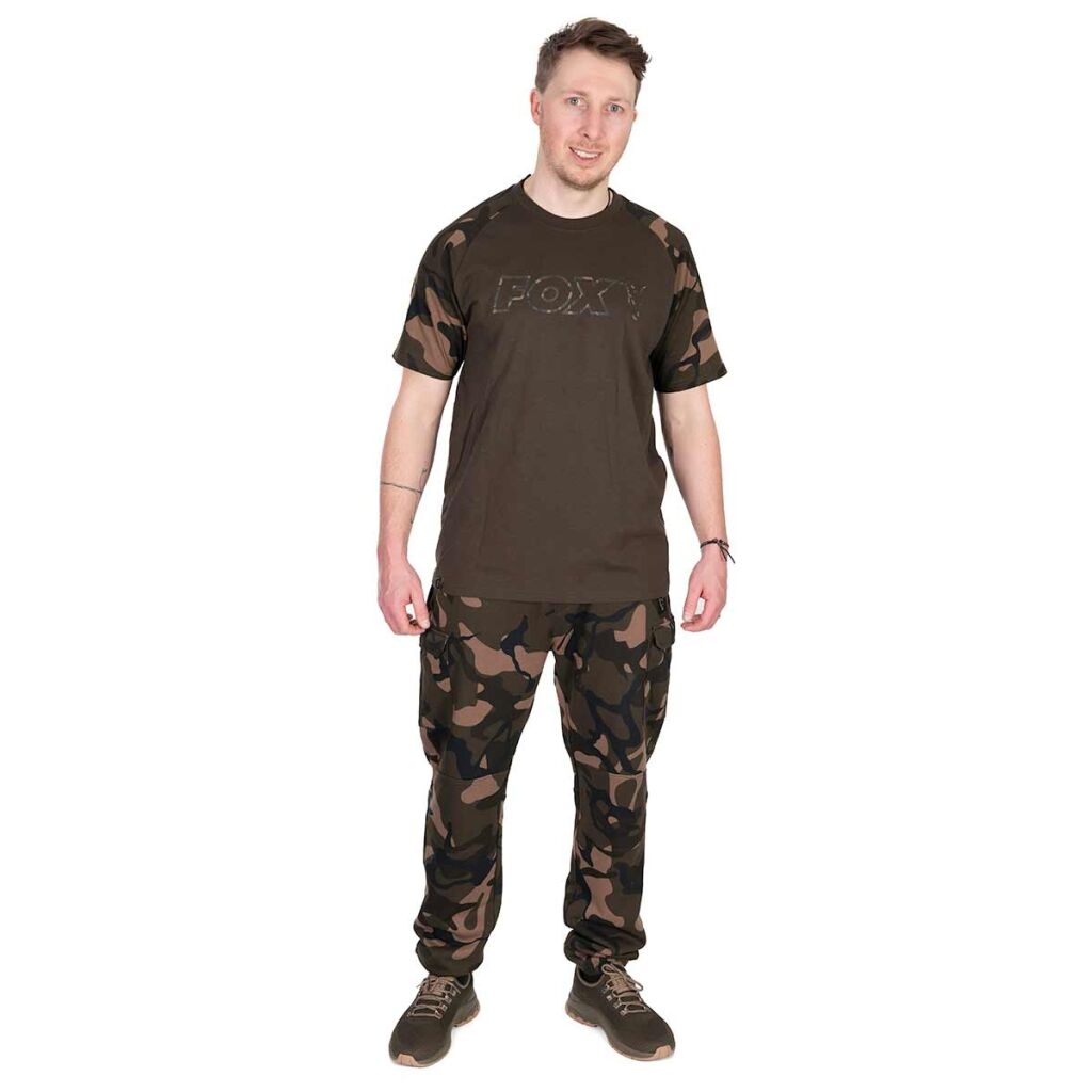 Fox Khaki &amp; Camo Outline T-Shirt