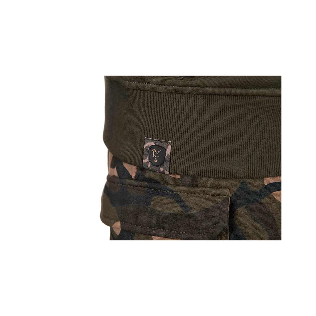 Fox LW Khaki & Camo Split Zip Hoody