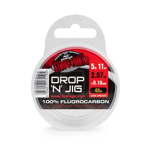 Fox Rage Strike Point Drop N Jig Fluorocarbon