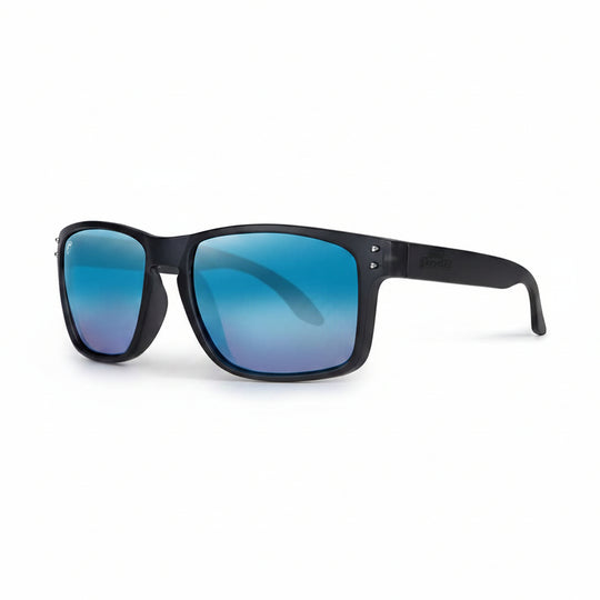 Fox Rage Transparent Black Brown Lens Mirror Blue Sunglasses