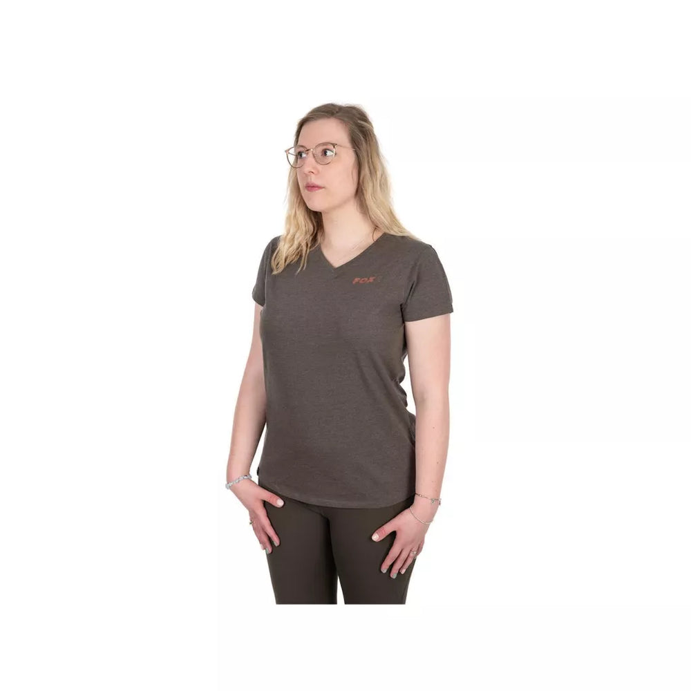 Fox Women´s Clothing V Neck T