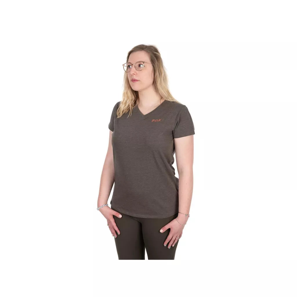 Fox Women´s Clothing V Neck T