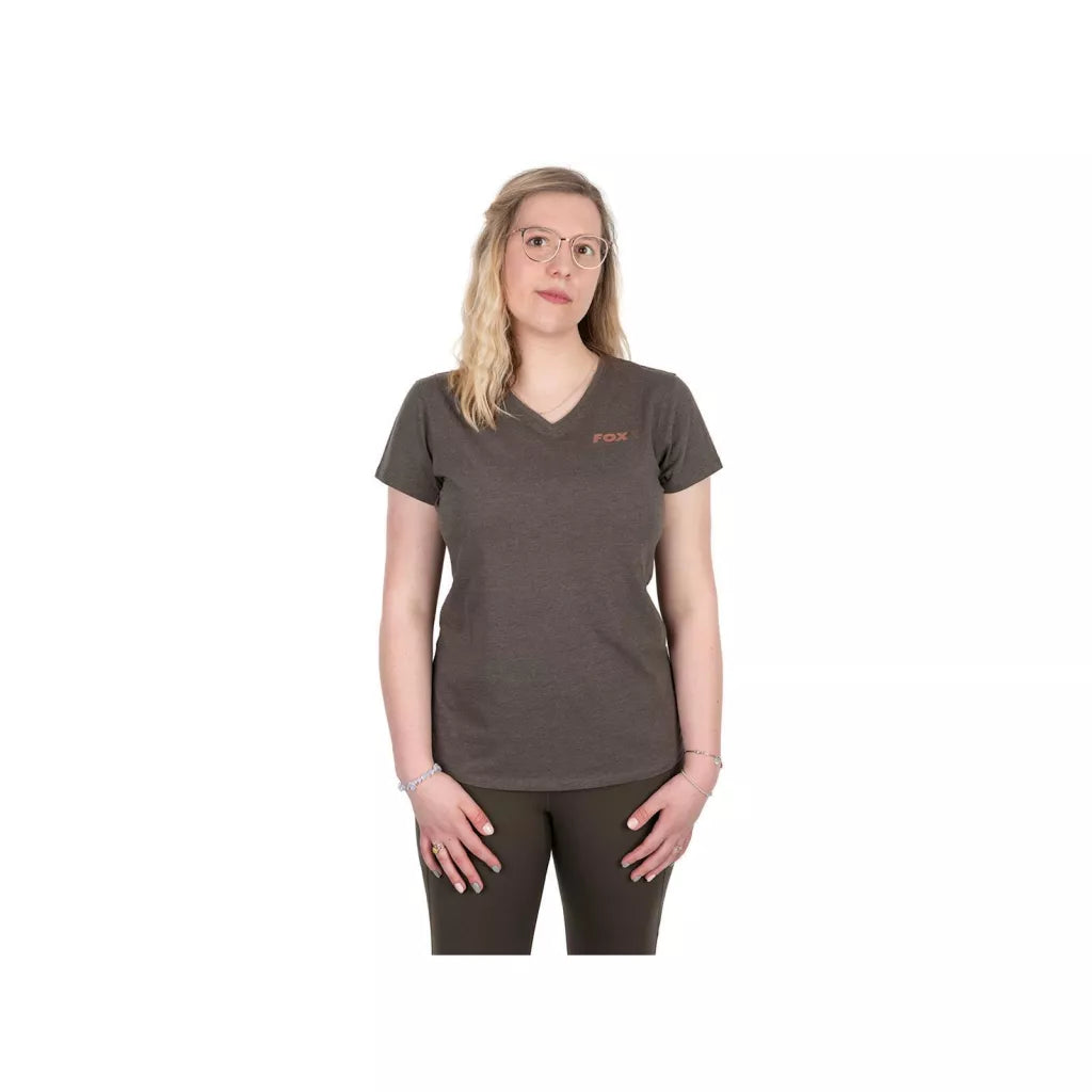 Fox Women´s Clothing V Neck T