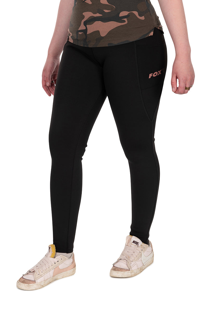 Fox Womens Black Lined Leggings