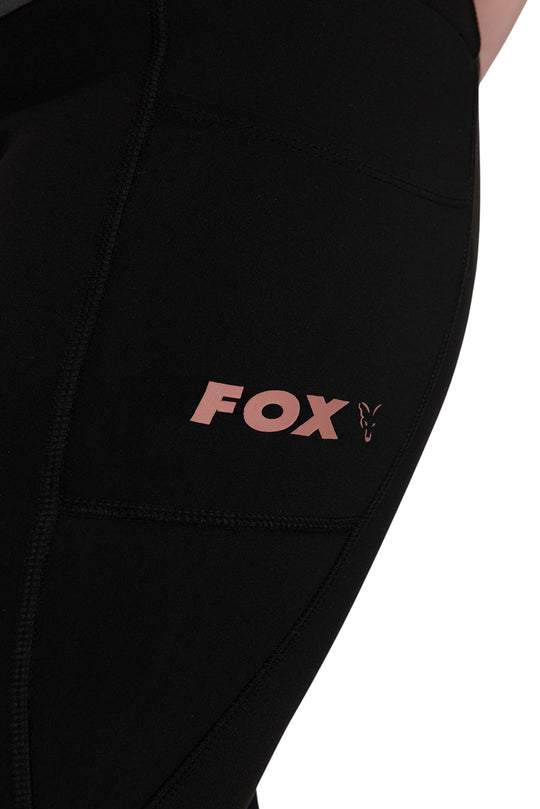 Fox Womens Black Lined Leggings