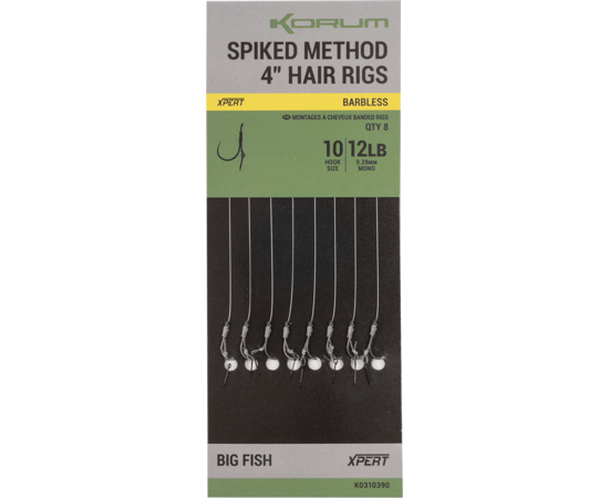 Korum Spiked Method Hair Rigs