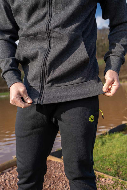 Matrix Charcoal Marl Zip Hoody