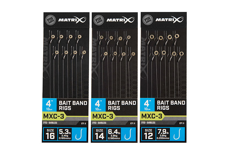 Matrix MXC-3 Barbless Bait Band Rigs