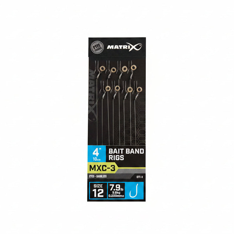 Matrix MXC-3 Barbless Bait Band Rigs