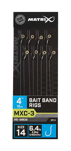 Matrix MXC-3 Barbless Bait Band Rigs