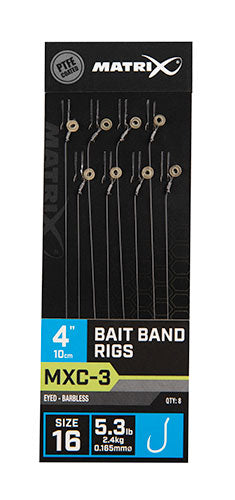 Matrix MXC-3 Barbless Bait Band Rigs
