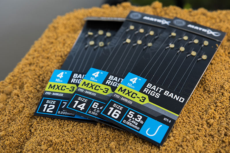 Matrix MXC-3 Barbless Bait Band Rigs