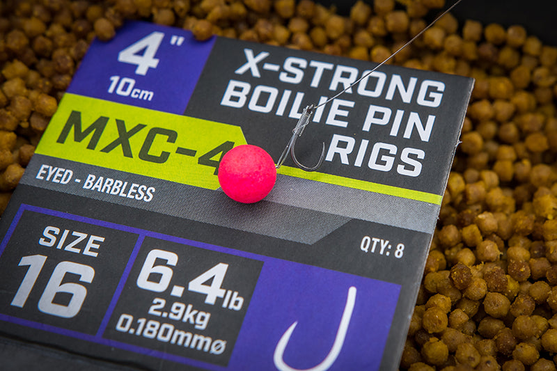 Matrix MXC-4 Barbless X-Strong Boilie Pin Rigs