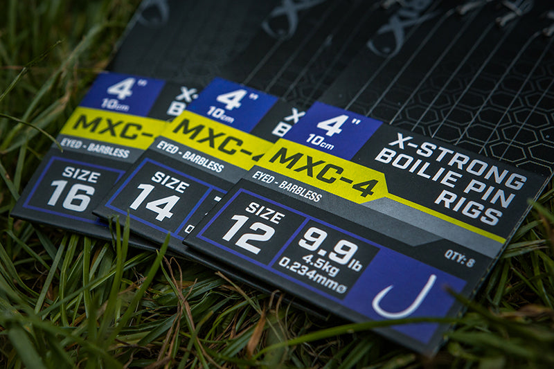 Matrix MXC-4 Barbless X-Strong Boilie Pin Rigs