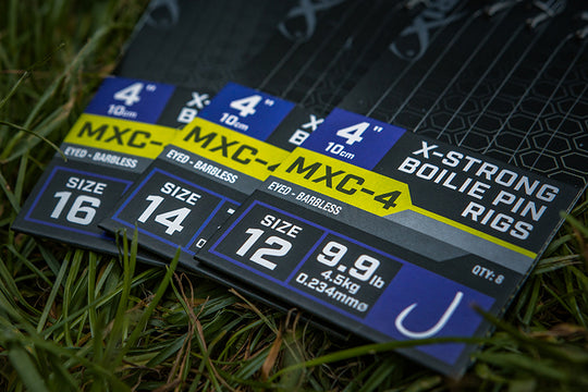 Matrix MXC-4 Barbless X-Strong Boilie Pin Rigs