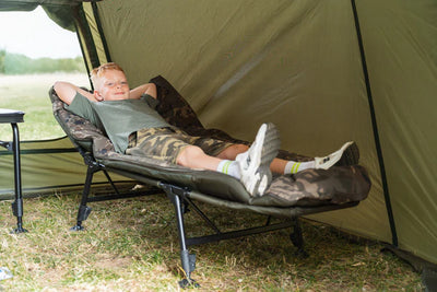 Nash Indulgence 4 Leg Junior Sleep System Camo
