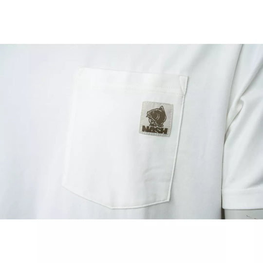 Nash Make It Happen Badge Pocket T-Shirt Ecru