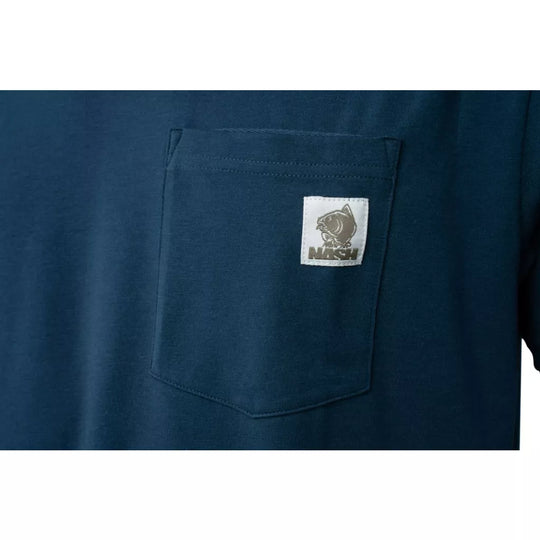 Nash Make It Happen Badge Pocket T-Shirt Navy Blue