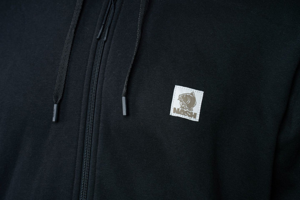 Nash Make It Happen Badge Zipped Hoody Black