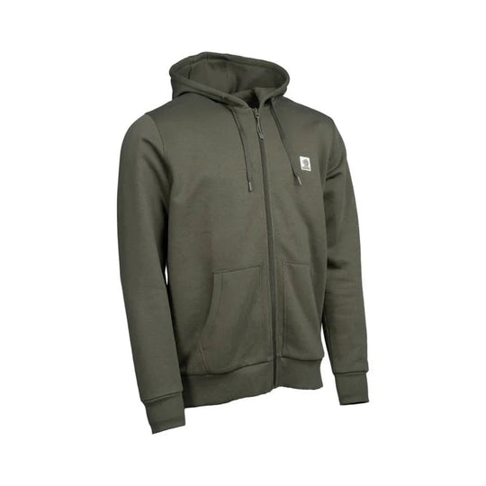 Nash Make It Happen Badge Zipped Hoody Green
