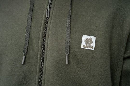 Nash Make It Happen Badge Zipped Hoody Green
