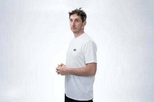 Nash Make It Happen Carp Logo T Shirt Ecru