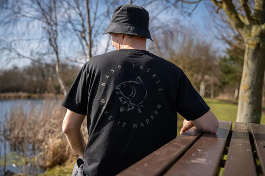Nash Make It Happen Carp Logo T Shirt Black