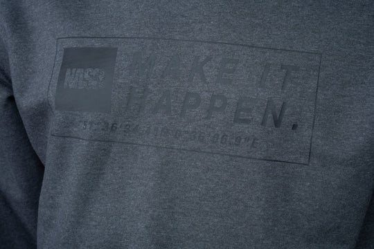 Nash Make It Happen Coordinates Hoody Grey Marl
