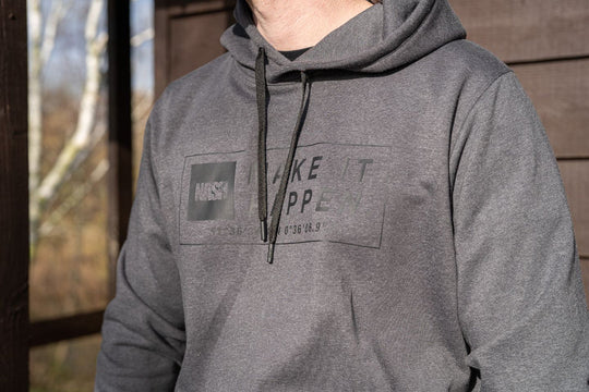 Nash Make It Happen Coordinates Hoody Grey Marl