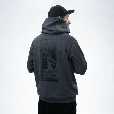 Nash Make It Happen Since 1978 Hoody Grey Marl