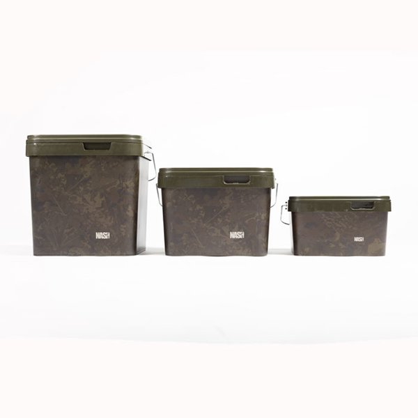 Nash Retangular Bucket Camo 17L