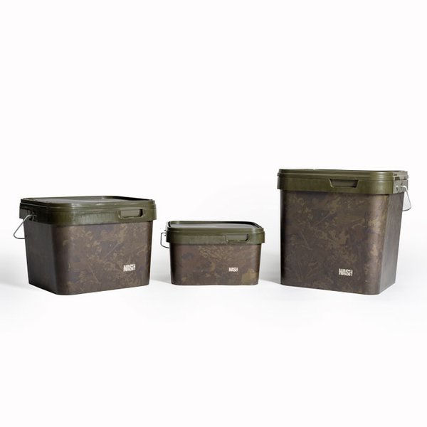 Nash Retangular Bucket Camo 17L