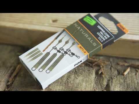 Fox Edges Naturals Copper-Core Power Grip Lead Clip Leaders