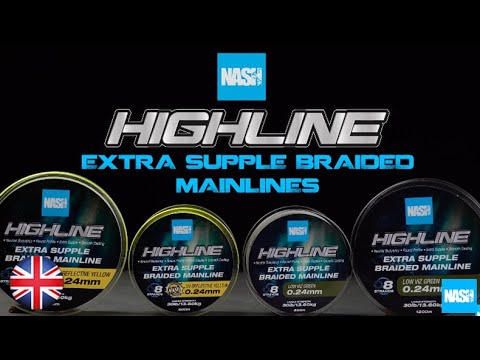 Nash Highline Extra Supple Braid UV Yellow