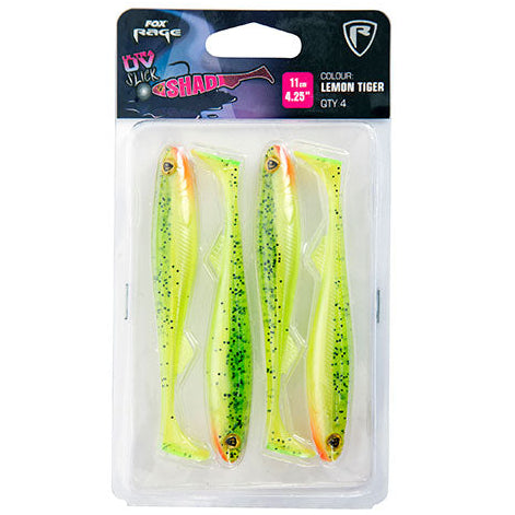 Fox Rage Ultra UV Slick Shad Single Colour Packs