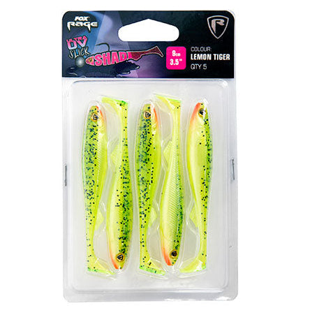 Fox Rage Ultra UV Slick Shad Single Colour Packs