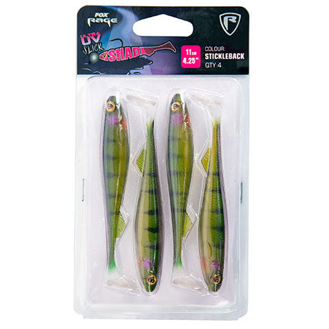 Fox Rage Ultra UV Slick Shad Single Colour Packs