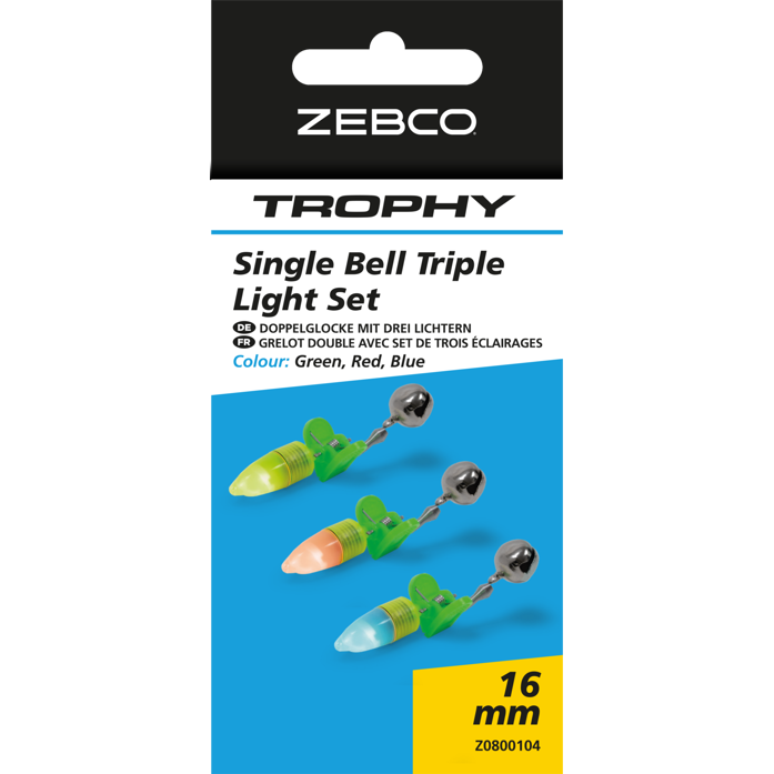 Zebco Trophy Single Bell - Triple Light Set