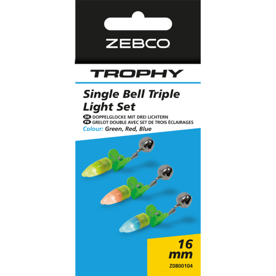 Zebco Trophy Single Bell - Triple Light Set
