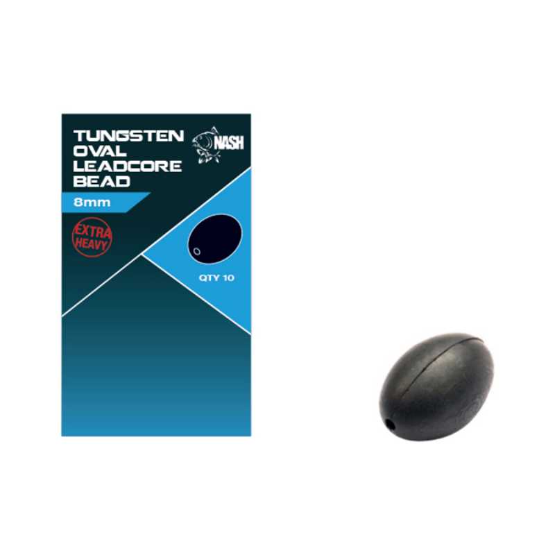 Nash Leadcore Tungsten Oval Bead